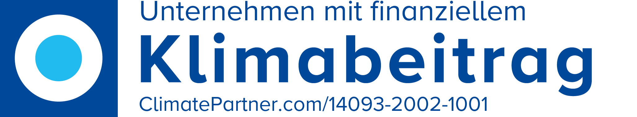 ExtraSauber Zertifikat Finanzieller Klimabeitrag.